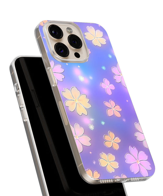 Latest 3rd-Generation Crystal Tough Glossy Flowers iPhone Case (MagSafe-Compatible)