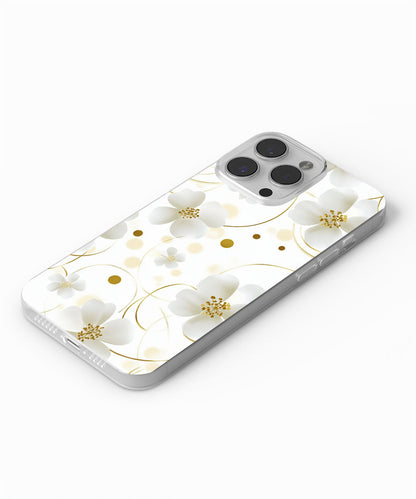 Latest 3rd-Generation Crystal Tough Glossy Flowers iPhone Case (MagSafe-Compatible)
