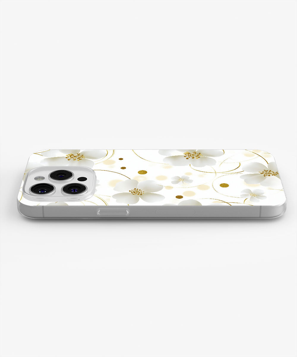 Latest 3rd-Generation Crystal Tough Glossy Flowers iPhone Case (MagSafe-Compatible)