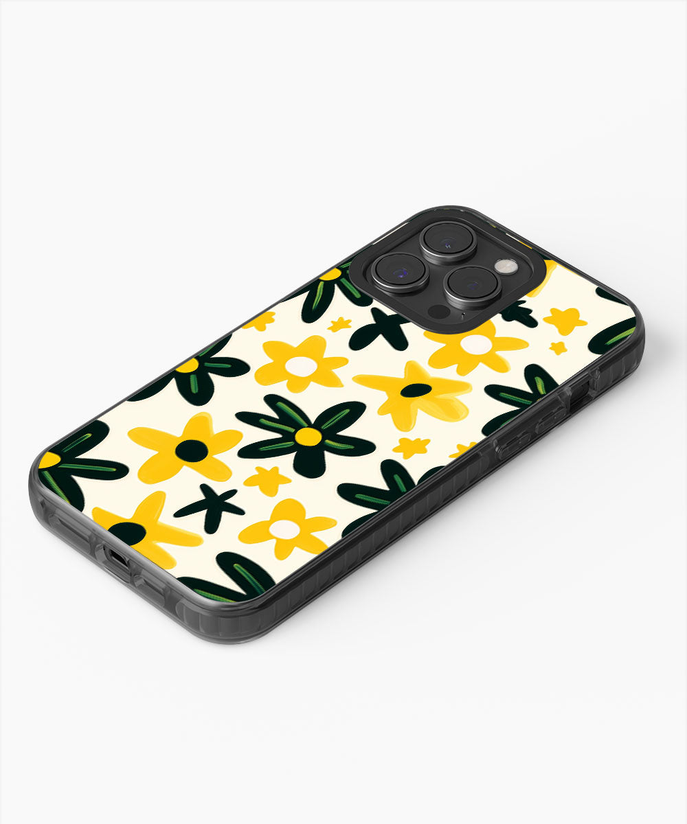 Latest 3rd-Generation Pop Tough Matte Flowers iPhone Case (MagSafe-Compatible)