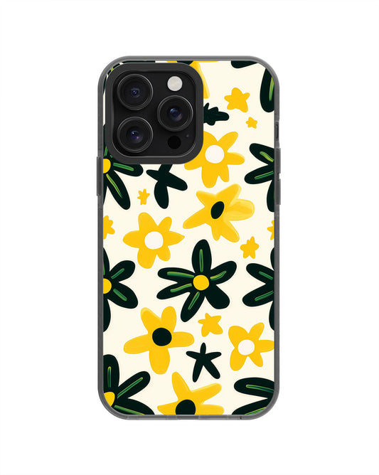 Latest 3rd-Generation Pop Tough Matte Flowers iPhone Case (MagSafe-Compatible) [Back Cover Only]