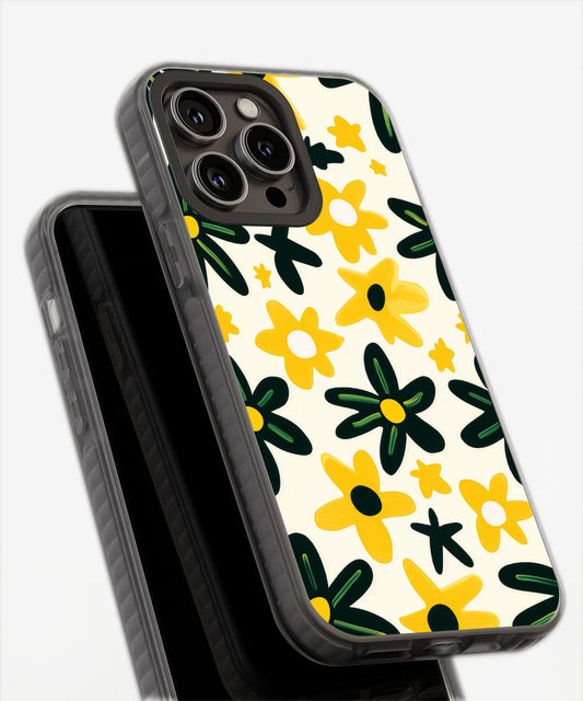 Latest 3rd-Generation Pop Tough Matte Flowers iPhone Case (MagSafe-Compatible)