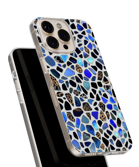Latest 3rd-Generation Crystal Tough Glossy Leopard Print iPhone Case (MagSafe-Compatible)