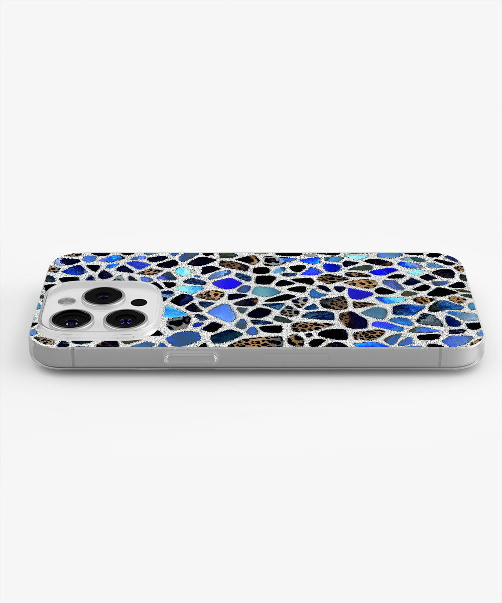 Latest 3rd-Generation Crystal Tough Glossy Leopard Print iPhone Case (MagSafe-Compatible)