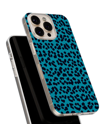 Latest 3rd-Generation Crystal Tough Glossy Leopard Print iPhone Case (MagSafe-Compatible)