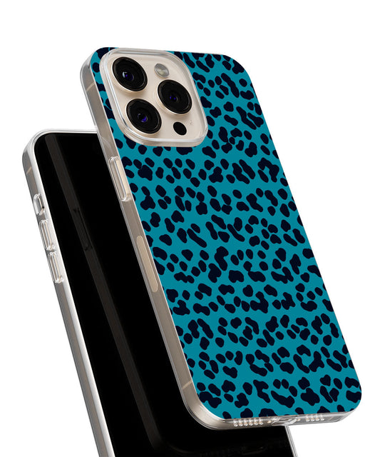 Latest 3rd-Generation Crystal Tough Glossy Leopard Print iPhone Case (MagSafe-Compatible)