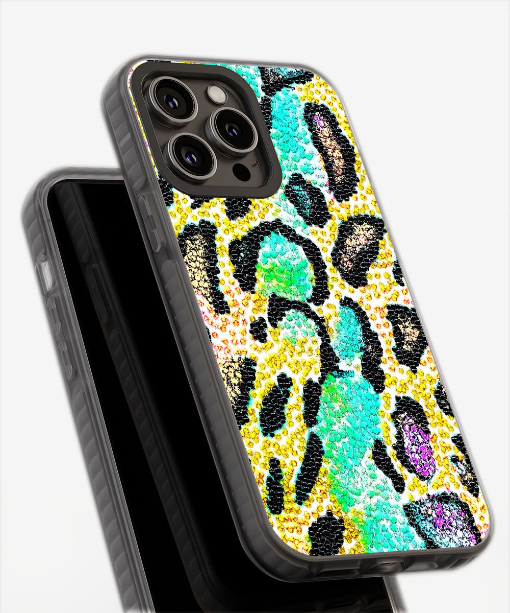 Latest 3rd-Generation Pop Tough Matte Leopard Print iPhone Case (MagSafe-Compatible)