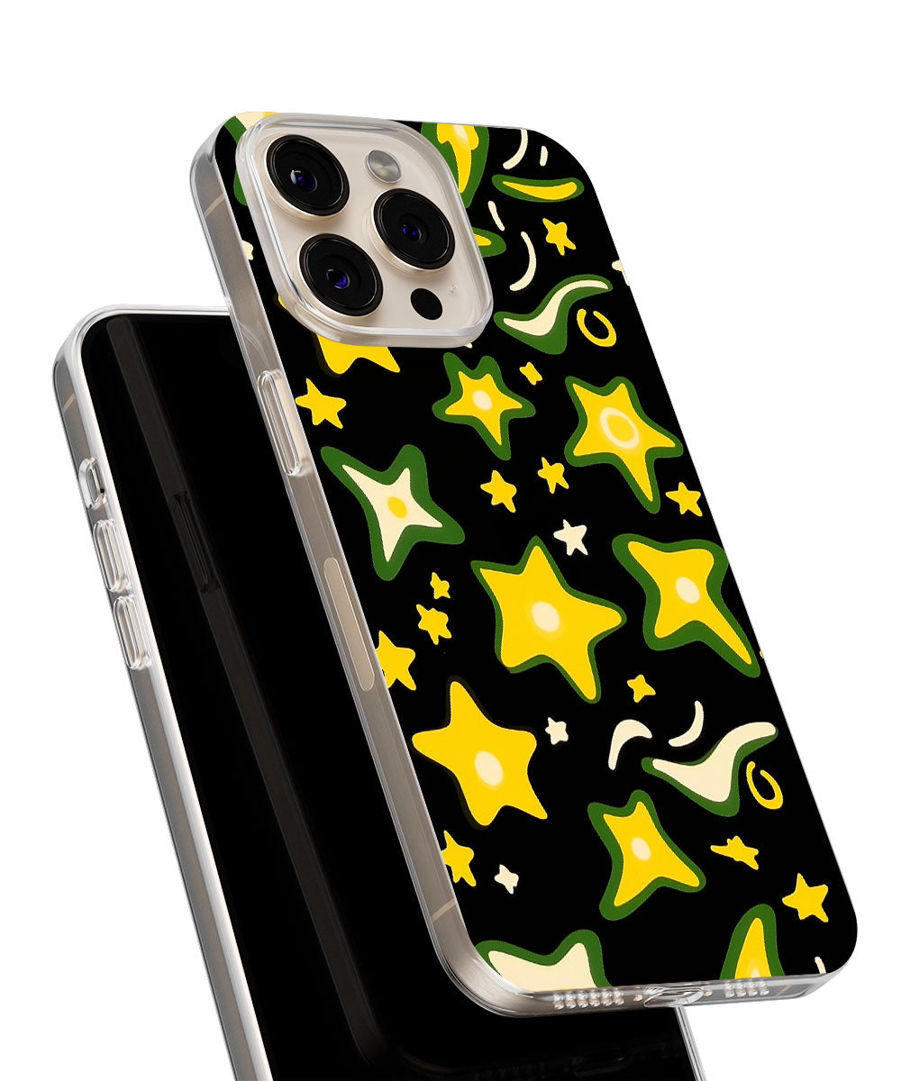 Latest 3rd-Generation Crystal Tough Glossy Stars iPhone Case (MagSafe-Compatible)