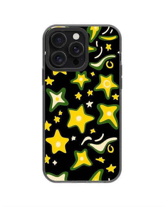 Latest 3rd-Generation Pop Tough Matte Stars iPhone Case (MagSafe-Compatible) [Back Cover Only]
