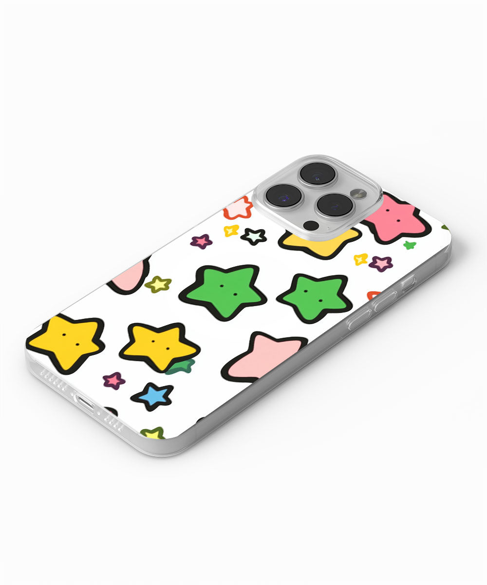 Latest 3rd-Generation Crystal Tough Glossy Stars iPhone Case (MagSafe-Compatible)