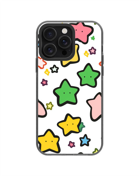 Latest 3rd-Generation Pop Tough Matte Stars iPhone Case (MagSafe-Compatible) [Back Cover Only]
