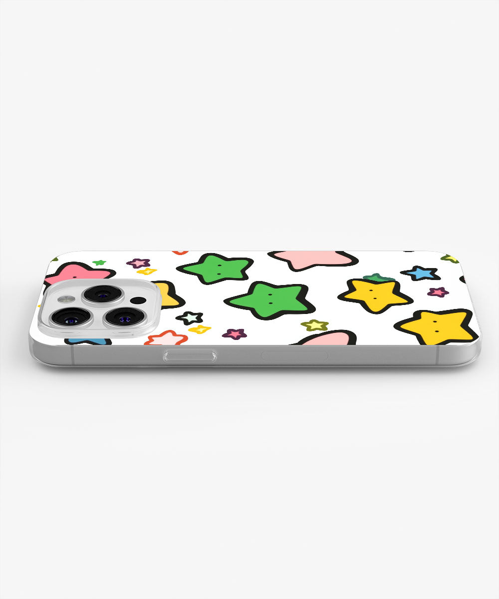 Latest 3rd-Generation Crystal Tough Glossy Stars iPhone Case (MagSafe-Compatible)