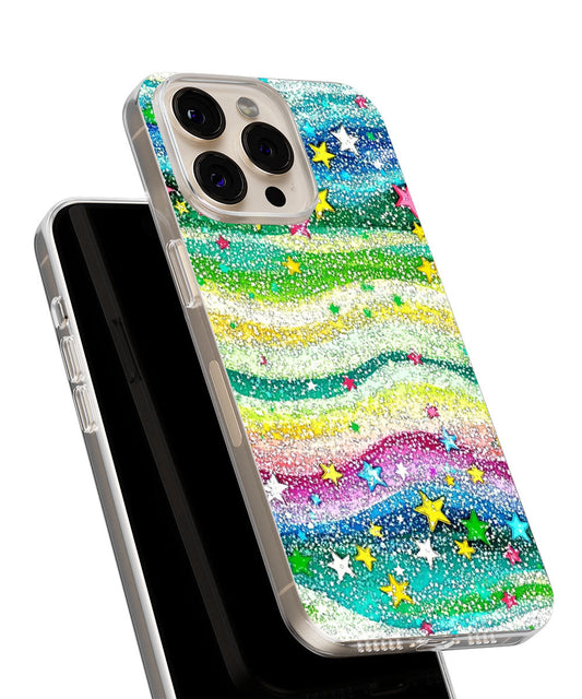 Latest 3rd-Generation Crystal Tough Glossy Stars iPhone Case (MagSafe-Compatible)