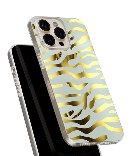 Latest 3rd-Generation Crystal Tough Glossy Tiger Stripes iPhone Case (MagSafe-Compatible)
