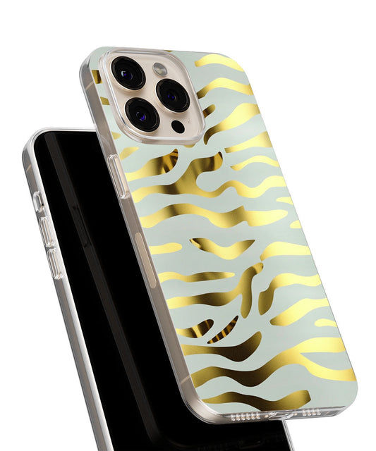 Latest 3rd-Generation Crystal Tough Glossy Tiger Stripes iPhone Case (MagSafe-Compatible)