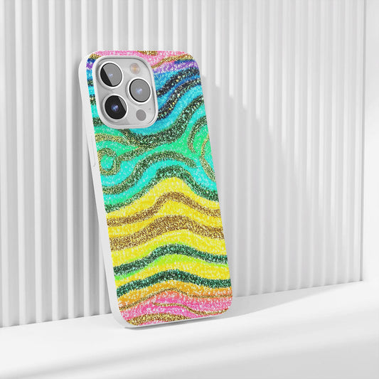 Latest 3rd-Generation Crystal Tough Glossy Tiger Stripes iPhone Case
