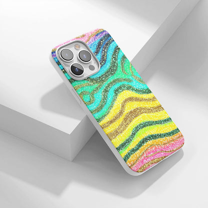 Latest 3rd-Generation Crystal Tough Glossy Tiger Stripes iPhone Case