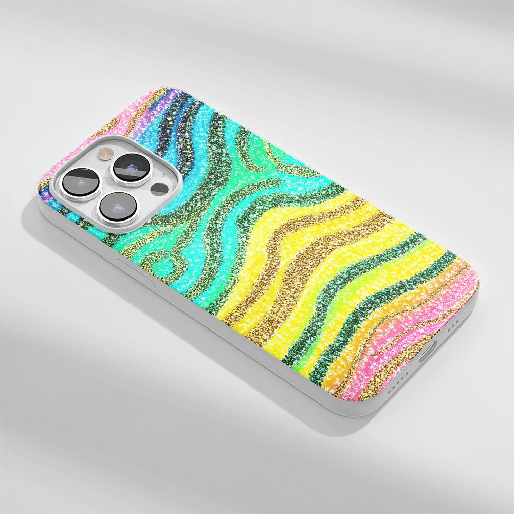 Latest 3rd-Generation Crystal Tough Glossy Tiger Stripes iPhone Case