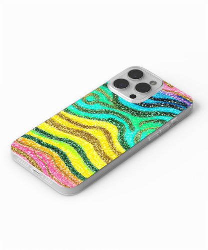Latest 3rd-Generation Crystal Tough Glossy Tiger Stripes iPhone Case (MagSafe-Compatible)