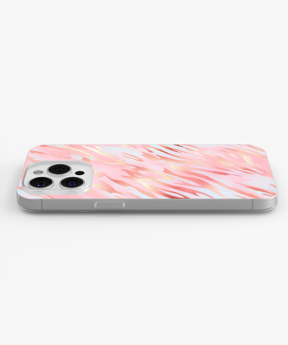Latest 3rd-Generation Crystal Tough Glossy Tiger Stripes iPhone Case (MagSafe-Compatible)