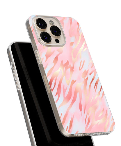 Latest 3rd-Generation Crystal Tough Glossy Tiger Stripes iPhone Case (MagSafe-Compatible)