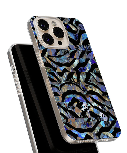 Latest 3rd-Generation Crystal Tough Glossy Tiger Stripes iPhone Case (MagSafe-Compatible)