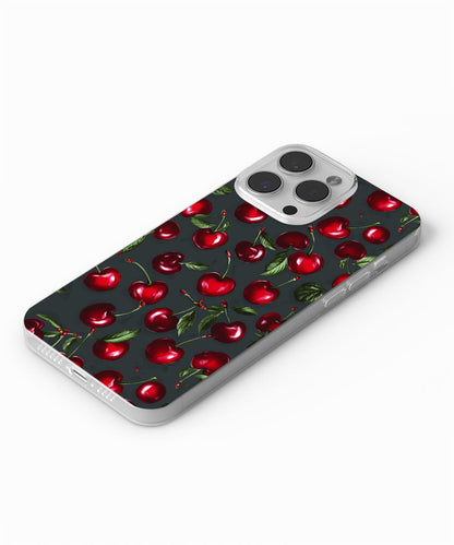 Latest 3rd-Generation Crystal Tough Glossy Cherries iPhone Case (MagSafe-Compatible)
