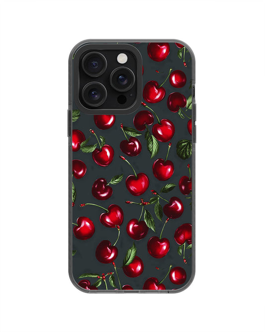 Latest 3rd-Generation Pop Tough Matte Cherries iPhone Case (MagSafe-Compatible) [Back Cover Only]