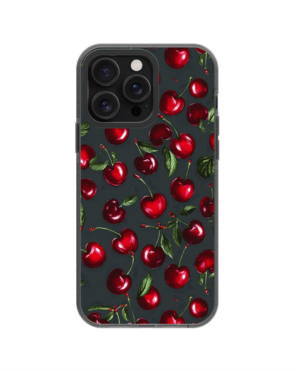 Latest 3rd-Generation Pop Tough Matte Cherries iPhone Case (MagSafe-Compatible)