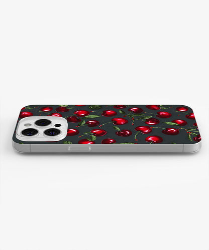 Latest 3rd-Generation Crystal Tough Glossy Cherries iPhone Case (MagSafe-Compatible)
