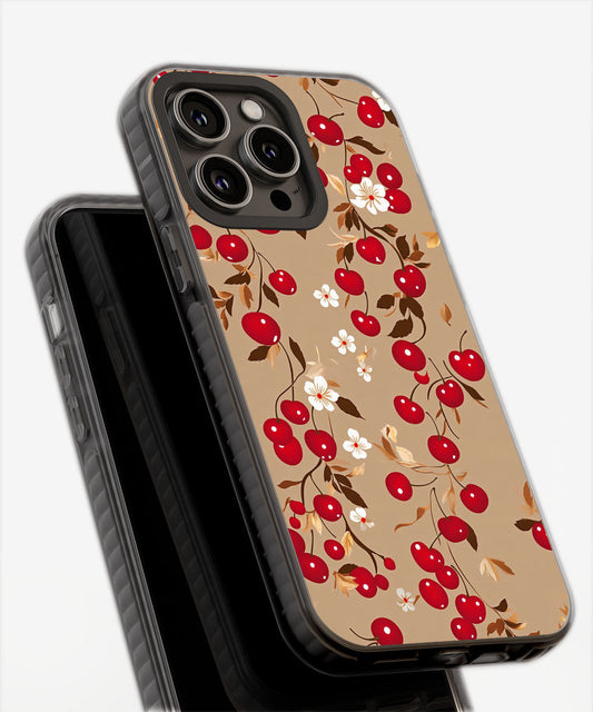 Latest 3rd-Generation Pop Tough Matte Cherries iPhone Case (MagSafe-Compatible)