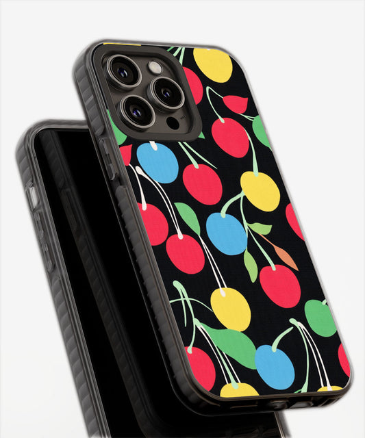 Latest 3rd-Generation Pop Tough Matte Cherries iPhone Case (MagSafe-Compatible)