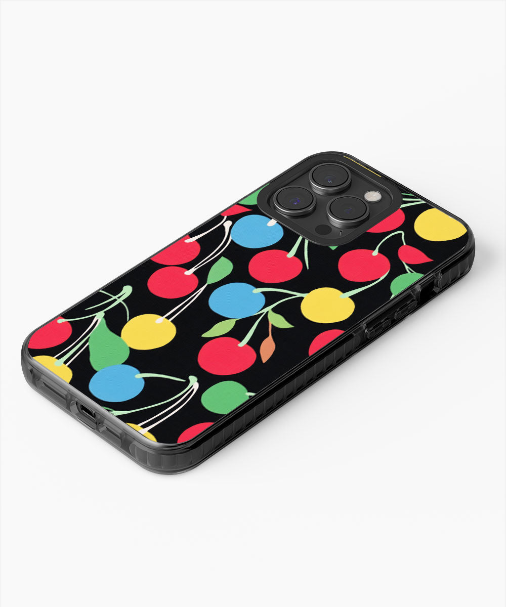 Latest 3rd-Generation Pop Tough Matte Cherries iPhone Case (MagSafe-Compatible)