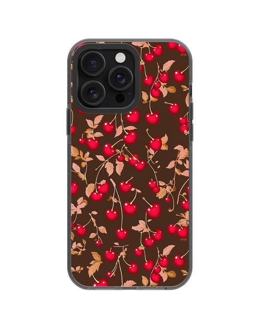 Latest 3rd-Generation Pop Tough Matte Cherries iPhone Case (MagSafe-Compatible) [Back Cover Only]