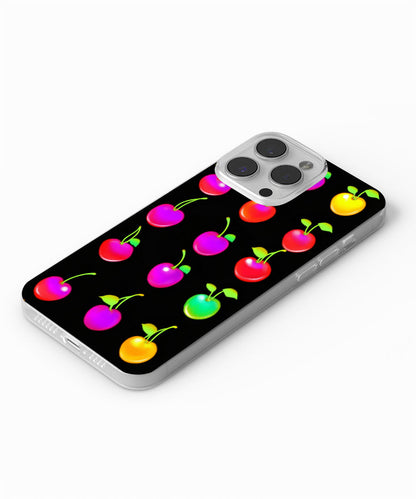 Latest 3rd-Generation Crystal Tough Glossy Cherries iPhone Case (MagSafe-Compatible)