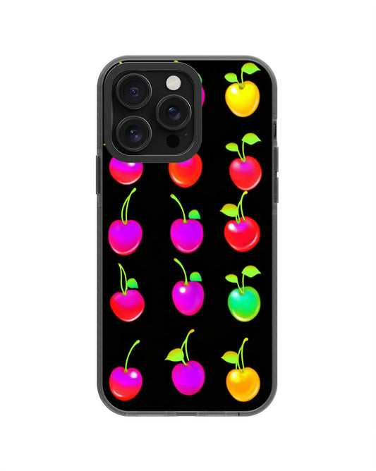 Latest 3rd-Generation Pop Tough Matte Cherries iPhone Case (MagSafe-Compatible) [Back Cover Only]