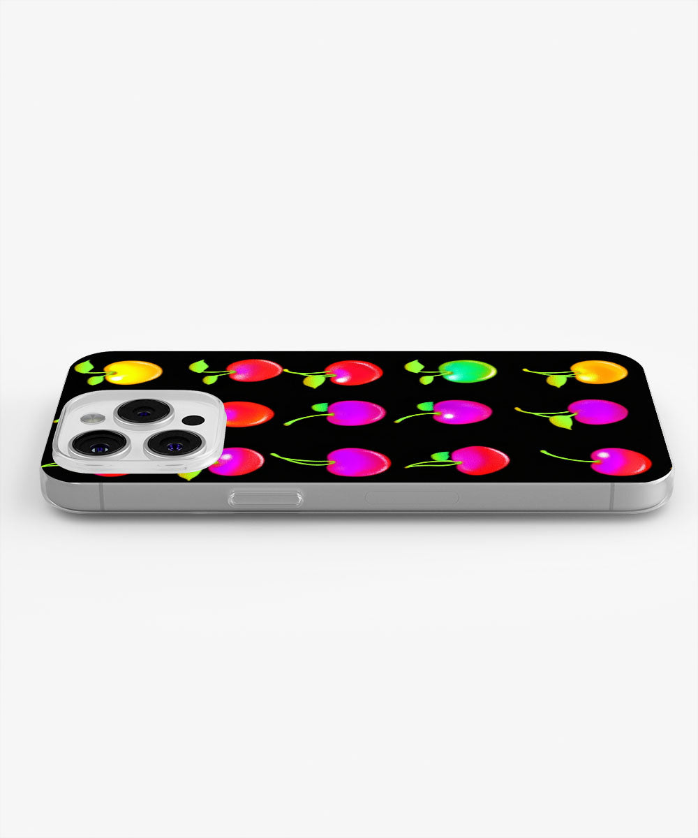 Latest 3rd-Generation Crystal Tough Glossy Cherries iPhone Case (MagSafe-Compatible)