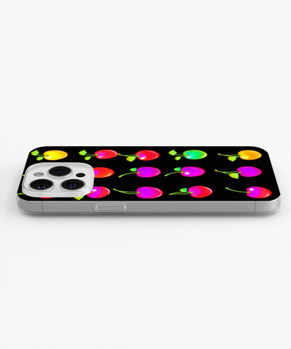 Latest 3rd-Generation Crystal Tough Glossy Cherries iPhone Case (MagSafe-Compatible)