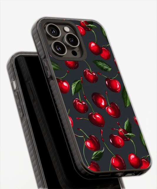 Latest 3rd-Generation Pop Tough Matte Cherries iPhone Case (MagSafe-Compatible)
