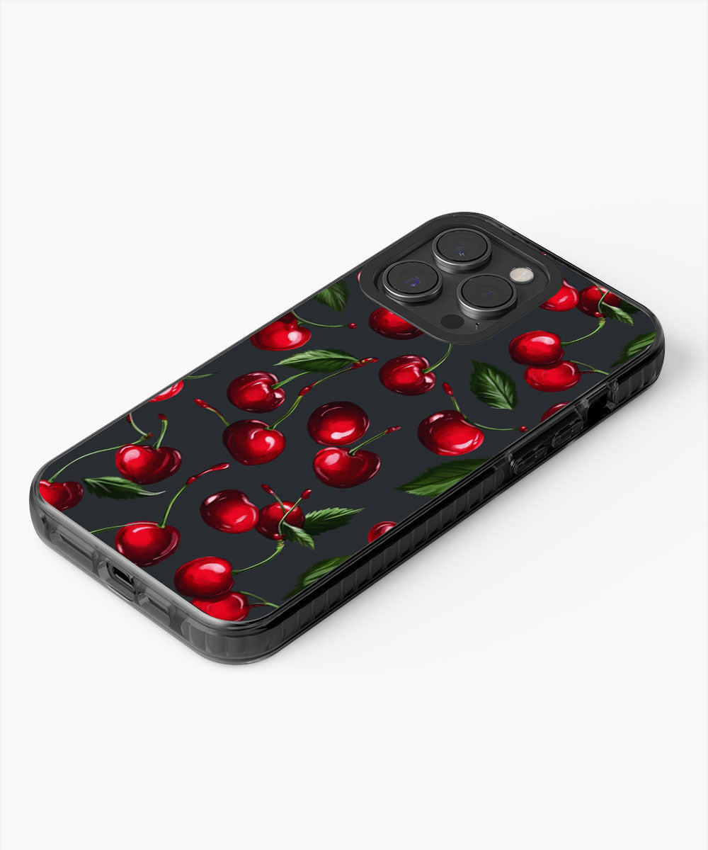 Latest 3rd-Generation Pop Tough Matte Cherries iPhone Case (MagSafe-Compatible)