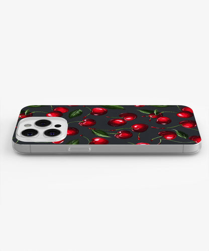 Latest 3rd-Generation Crystal Tough Glossy Cherries iPhone Case (MagSafe-Compatible)