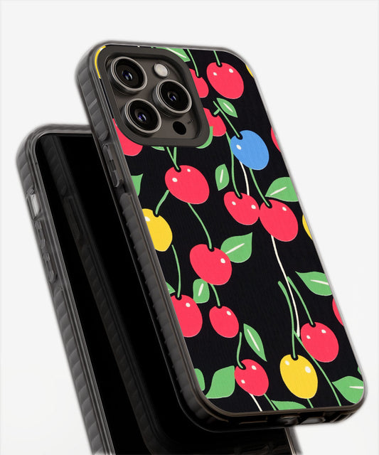 Latest 3rd-Generation Pop Tough Matte Cherries iPhone Case (MagSafe-Compatible)