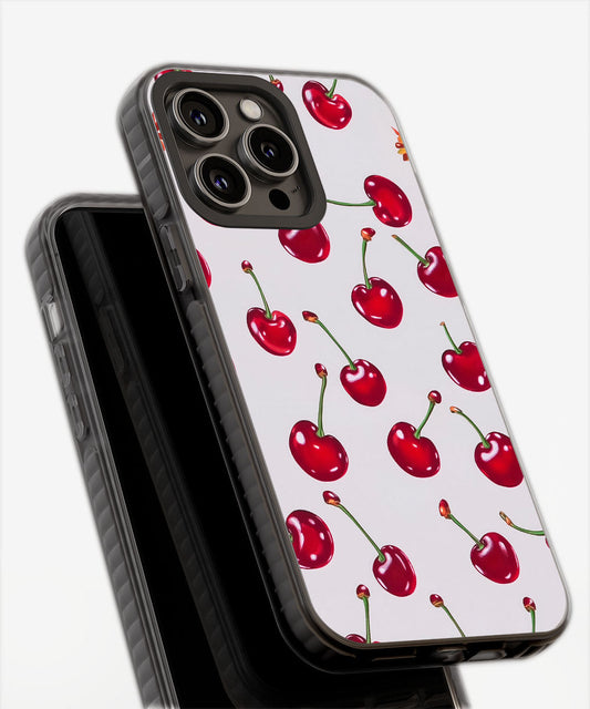 Latest 3rd-Generation Pop Tough Matte Cherries iPhone Case (MagSafe-Compatible)