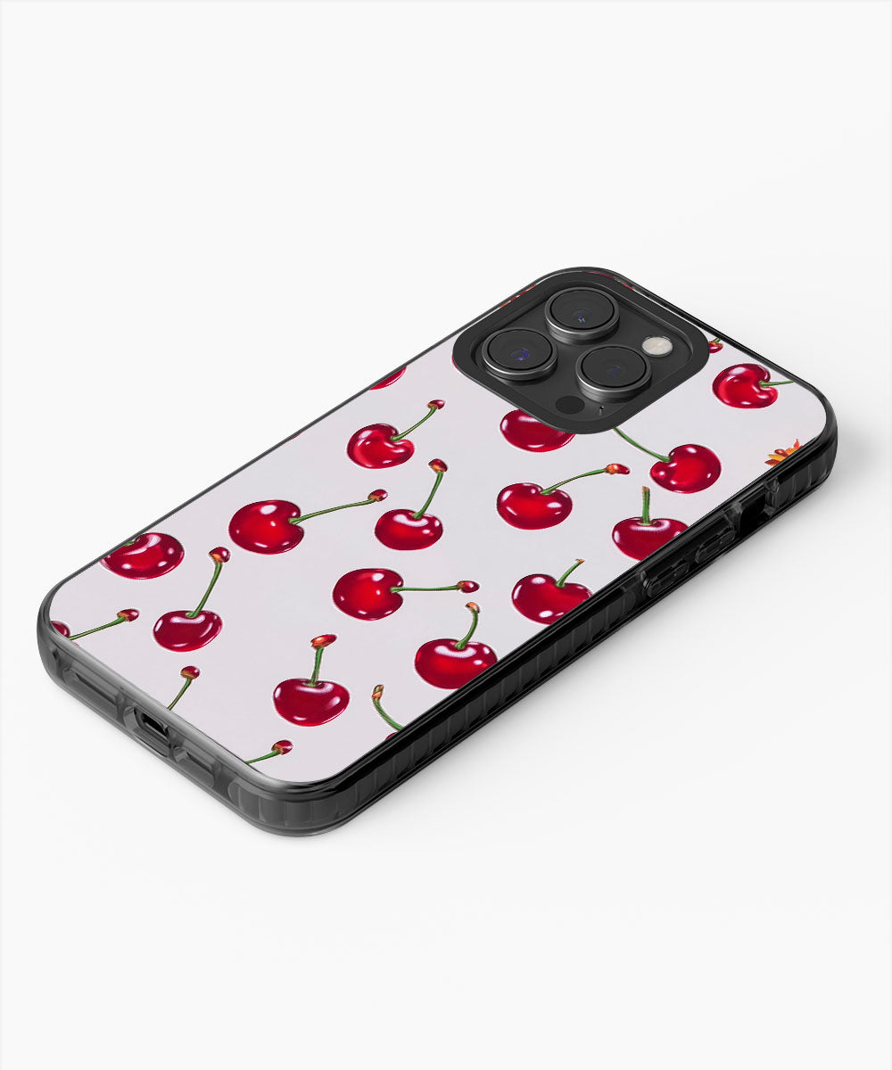 Latest 3rd-Generation Pop Tough Matte Cherries iPhone Case (MagSafe-Compatible)