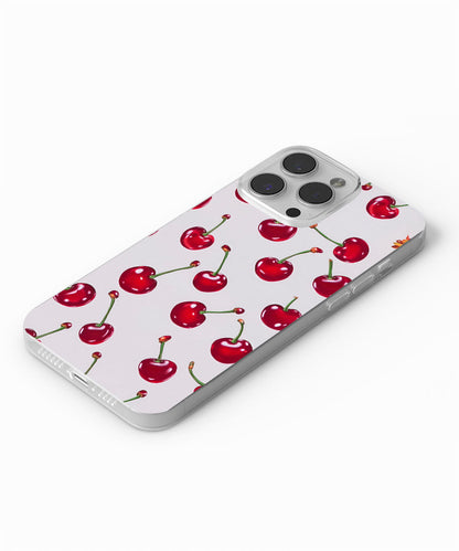 Latest 3rd-Generation Crystal Tough Glossy Cherries iPhone Case (MagSafe-Compatible)