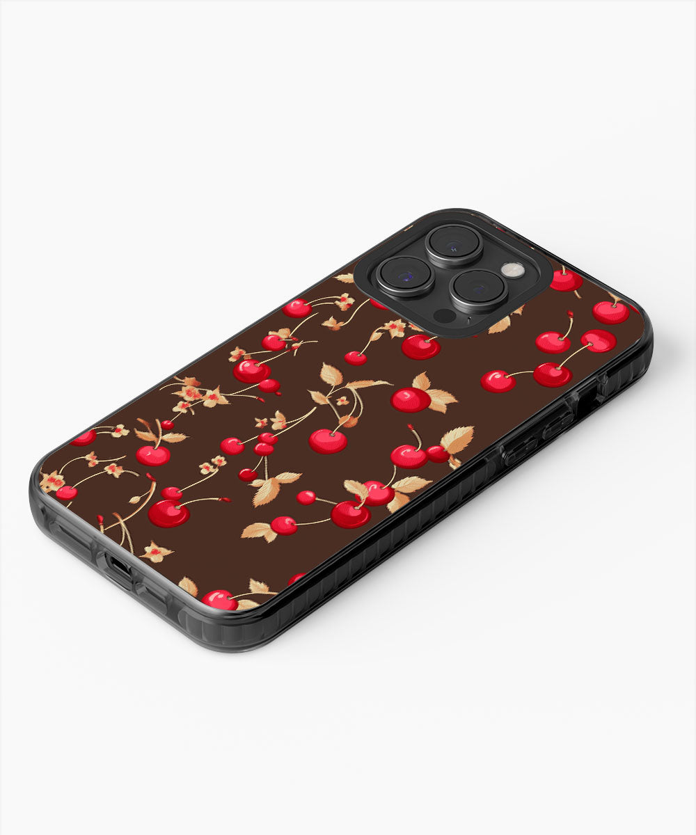 Latest 3rd-Generation Pop Tough Matte Cherries iPhone Case (MagSafe-Compatible)