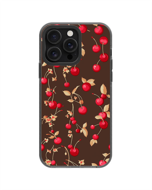 Latest 3rd-Generation Pop Tough Matte Cherries iPhone Case (MagSafe-Compatible) [Back Cover Only]