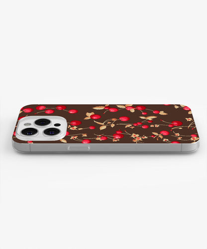 Latest 3rd-Generation Crystal Tough Glossy Cherries iPhone Case (MagSafe-Compatible)