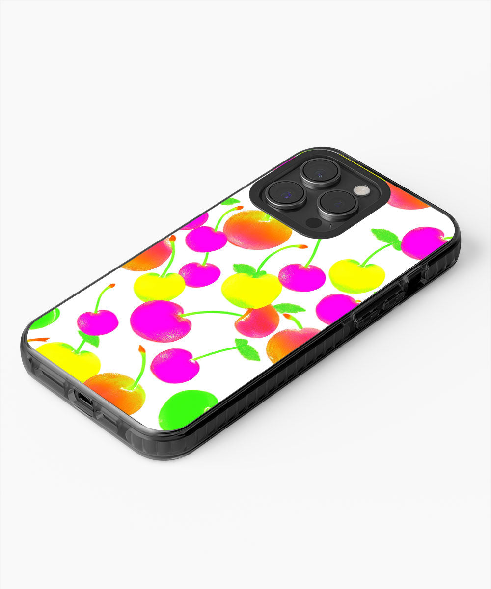 Latest 3rd-Generation Pop Tough Matte Cherries iPhone Case (MagSafe-Compatible)
