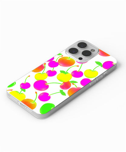 Latest 3rd-Generation Crystal Tough Glossy Cherries iPhone Case (MagSafe-Compatible)
